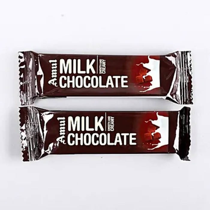 Om Metal Rakhi & Amul Milk Chocolates