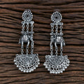 Joban Fashion Women Silver Black Oxidised Earrings