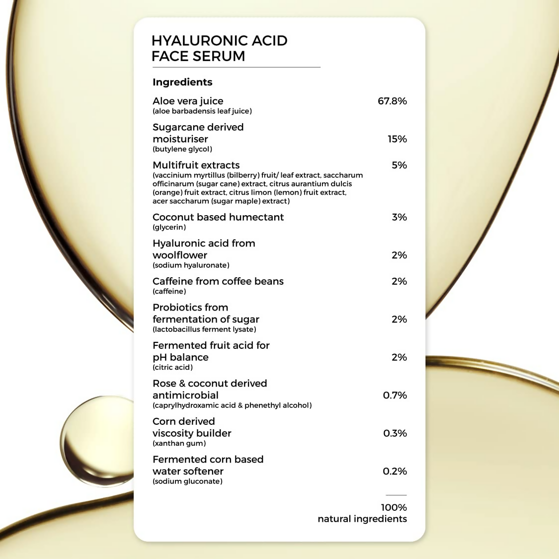 Brillare 2% Hyaluronic Acid Serum Anti-ageing & Fine Lines
