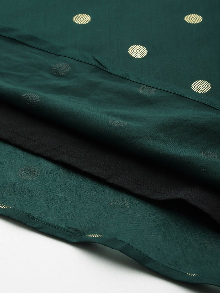 Ahalyaa Women's Traditional wear Ethnic Dress - Green