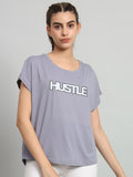 MKH Typography Printed Extended Sleeves Dri-Fit Relaxed Fit T-shirt