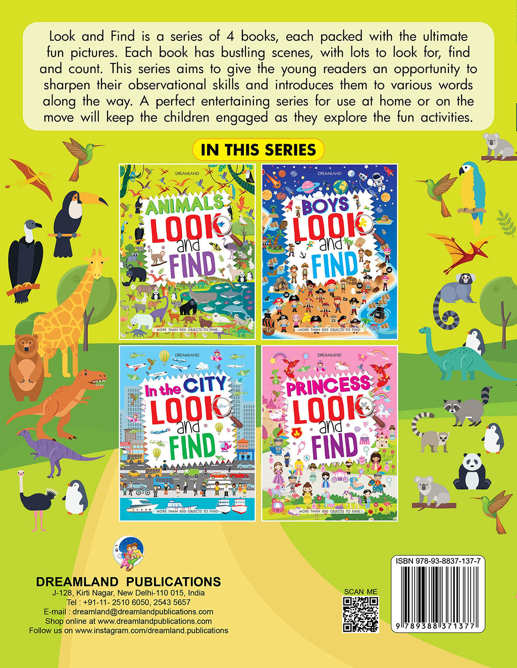 Dreamland Look and Find - Animals