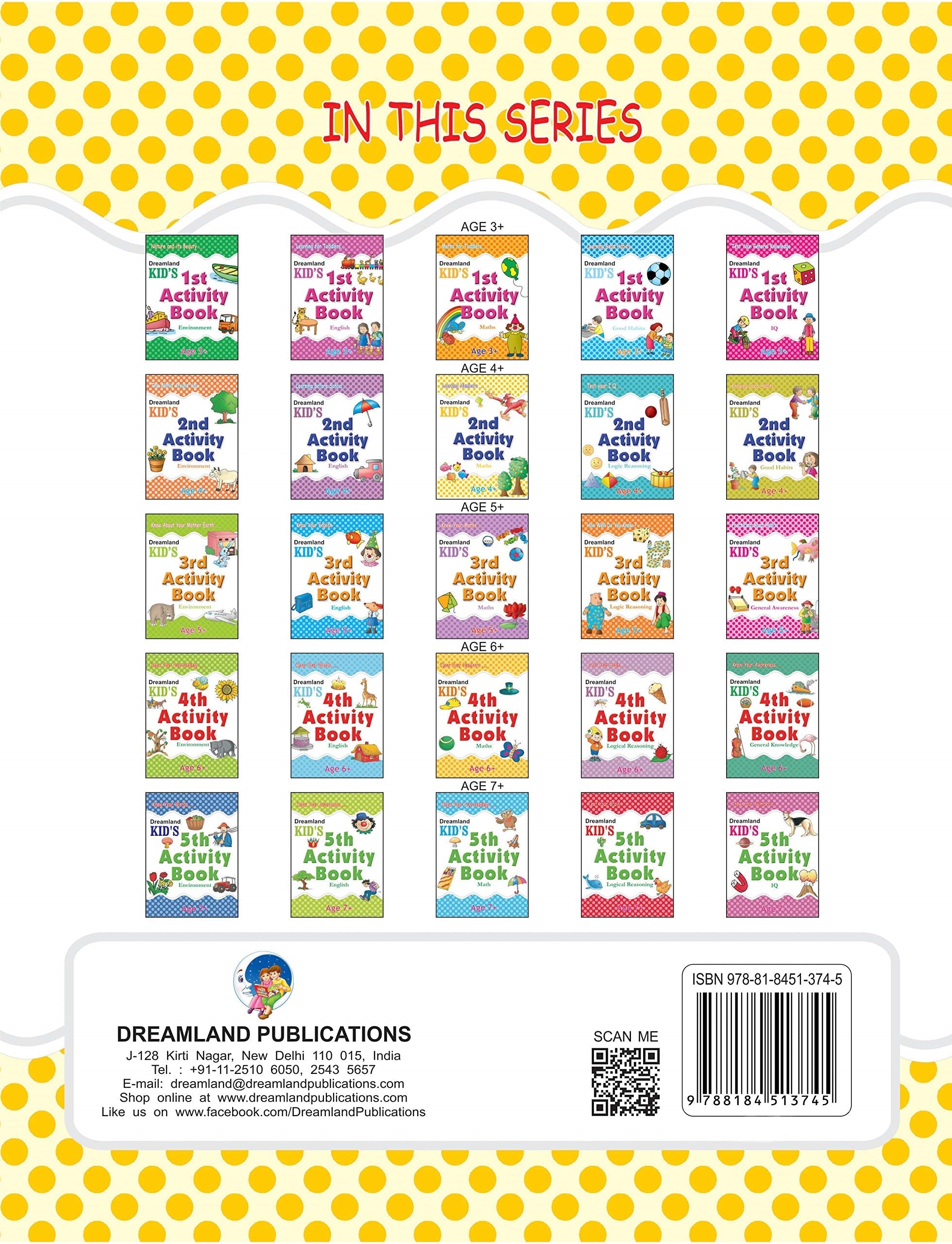 Dreamland Kid's 2nd Activity Book - Maths