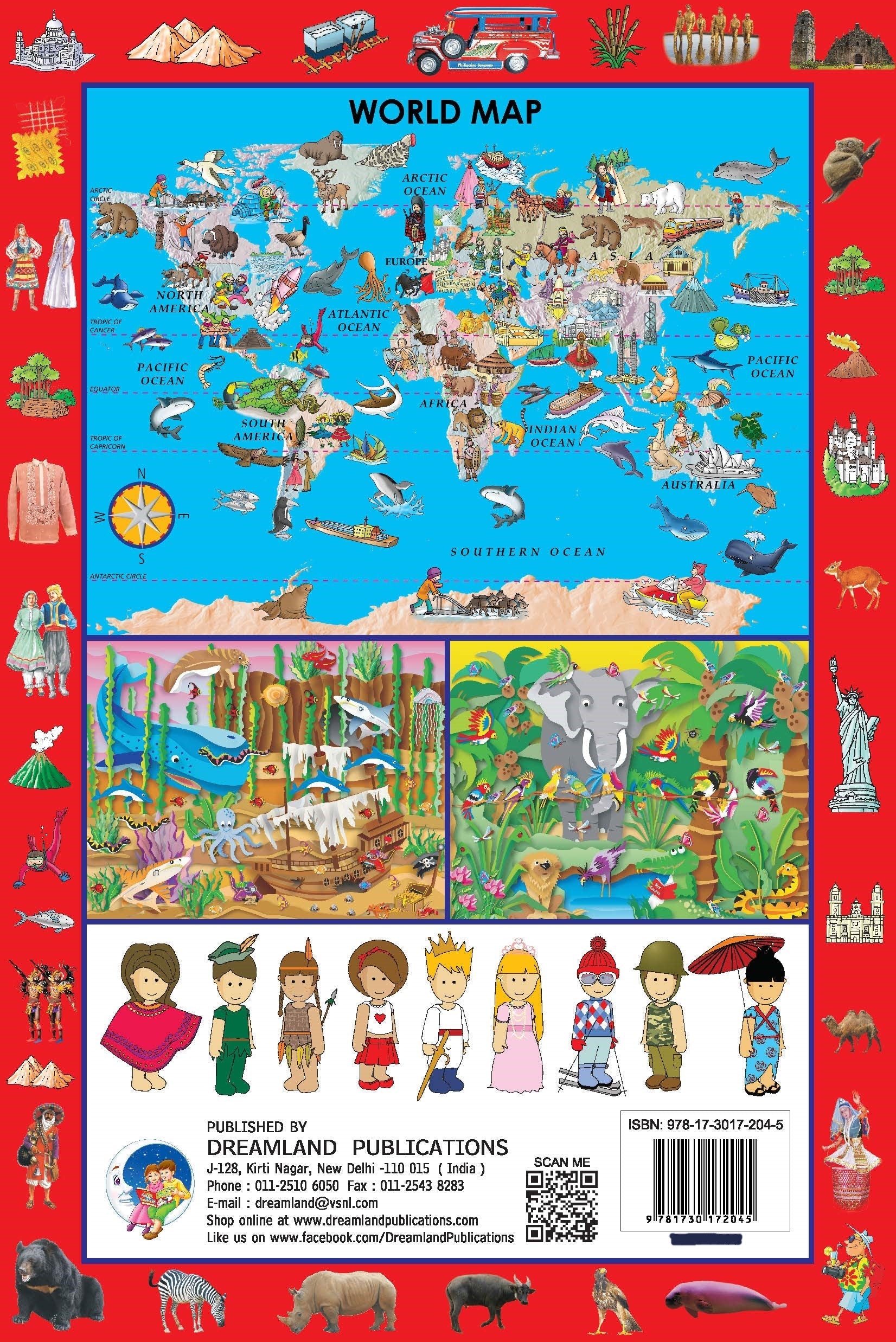 Dreamland My Jumbo Book Of World Atlas