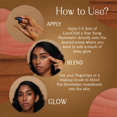LoveChild By Masaba Gupta Sparkling Peach Face Illuminator