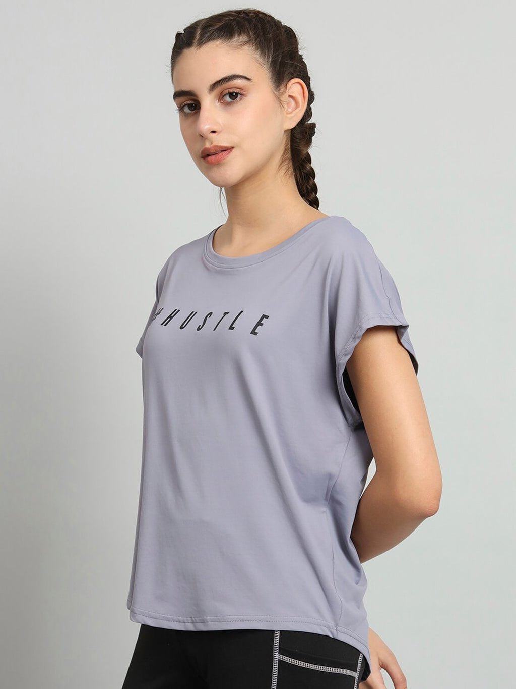 MKH Typography Printed Relaxed Fit Dri-Fit T-shirt