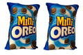 Unique Fashion Pack of 2 Microfibre Filled Reversible Cushion For Kids - 2 Mini Oreo