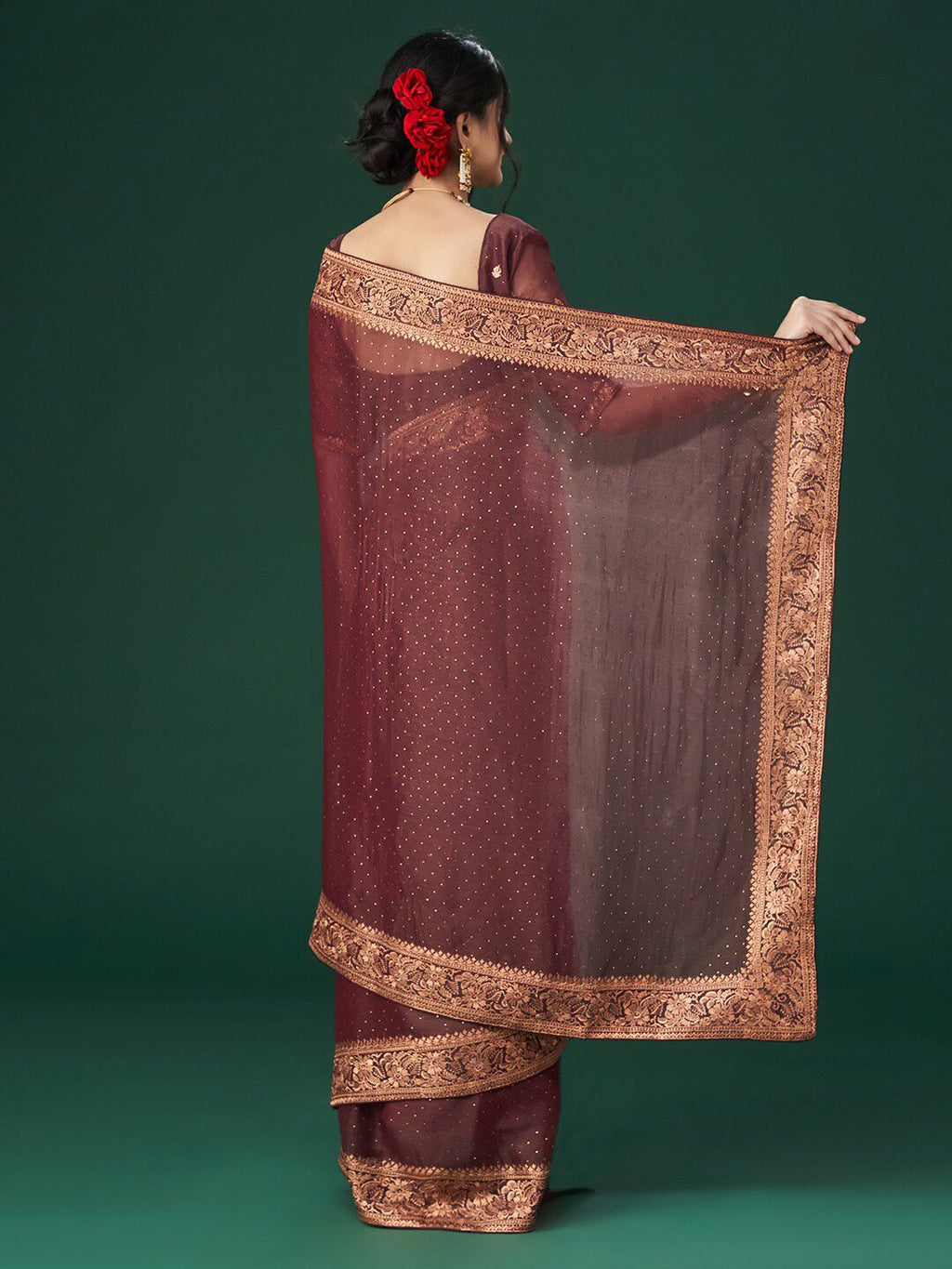 kasee Embellished Zari Saree