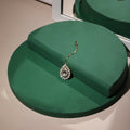 Tear Drop Kundan Maang Tikka- Ruby Raang
