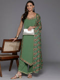 Ahalyaa Women's Traditional wear Kurta Set - Sage Green