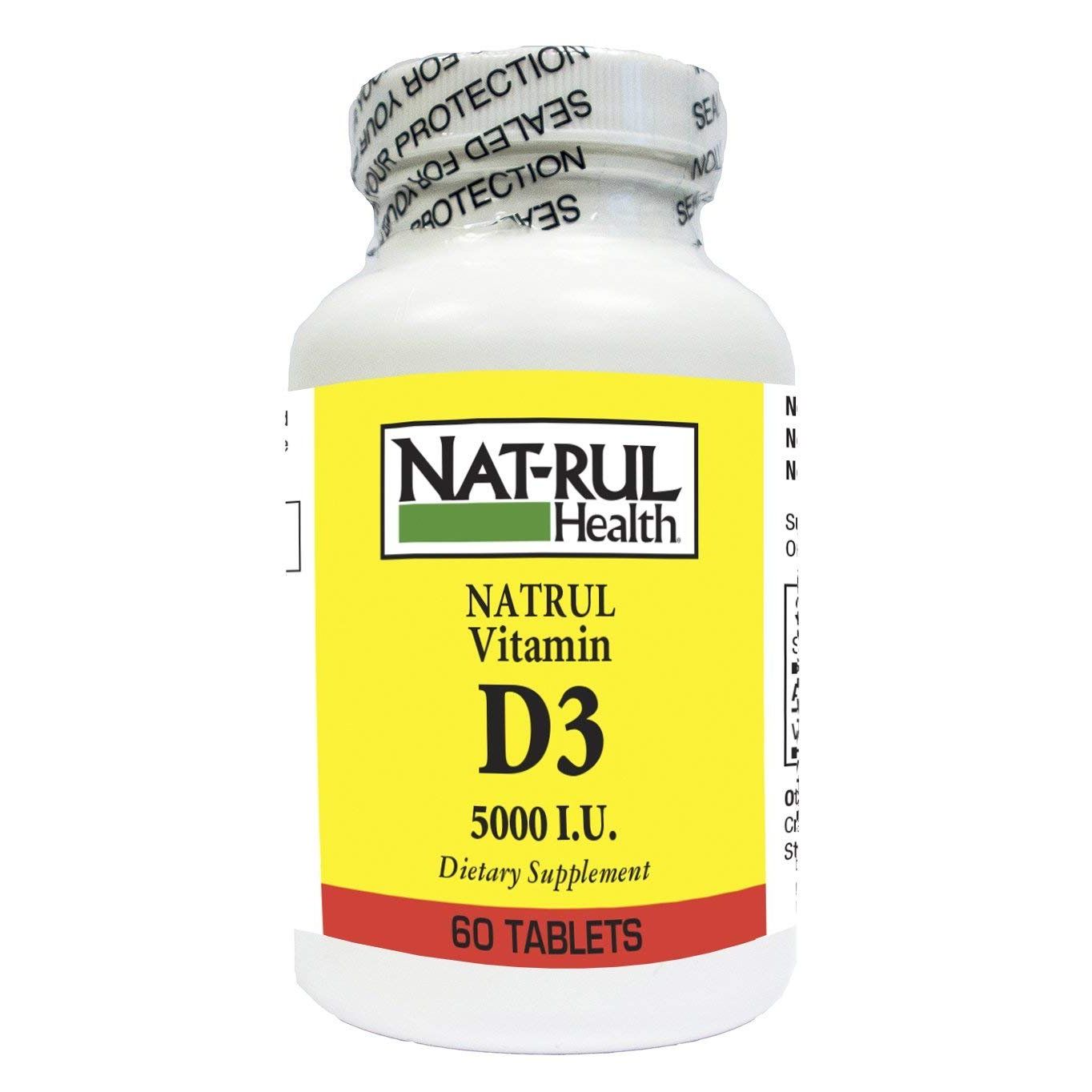 Natrul Health Vitamin D 5000 I.U Tablets