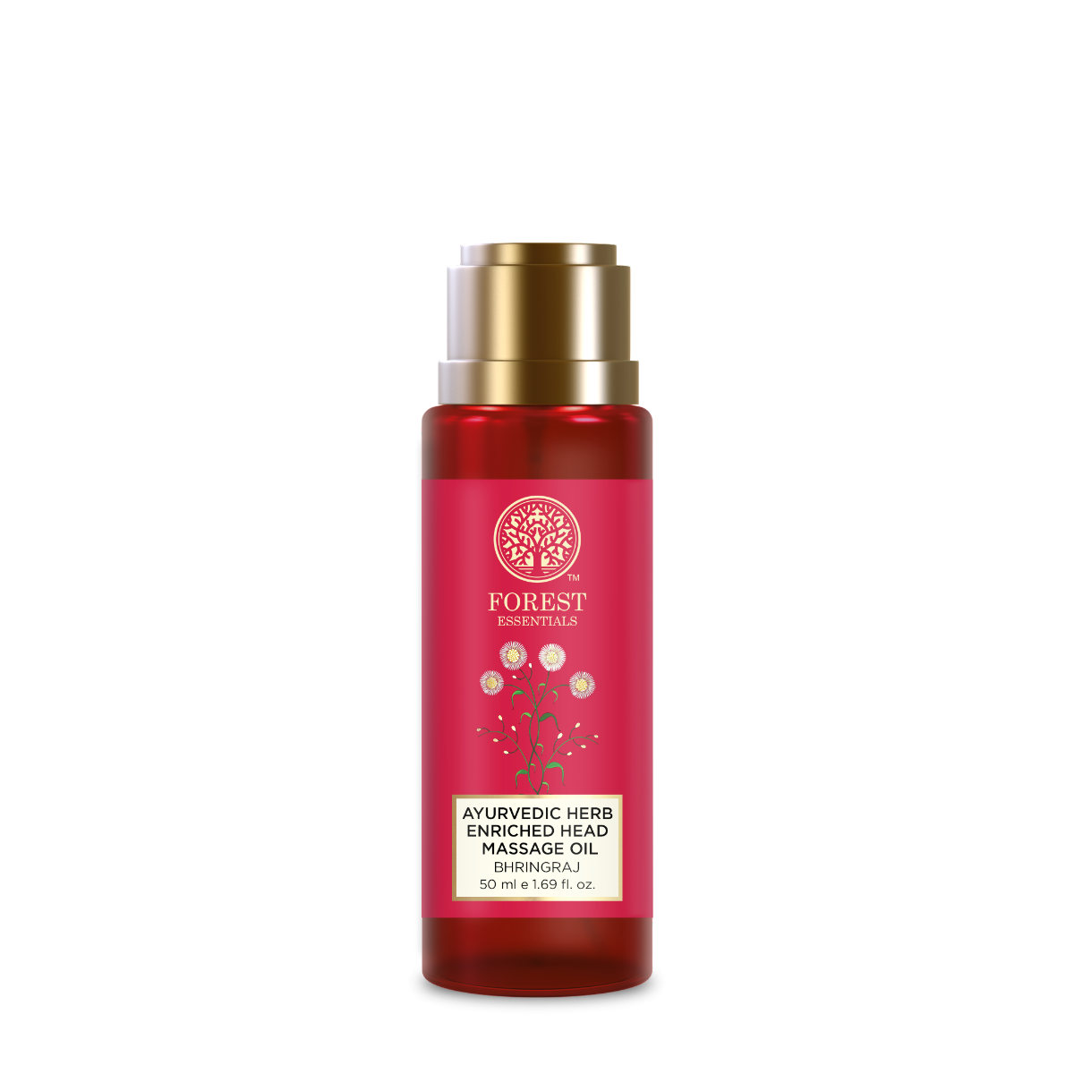 Forest Essentials Ayurvedic Herb Enriched Head Massage Oil Bhringraj