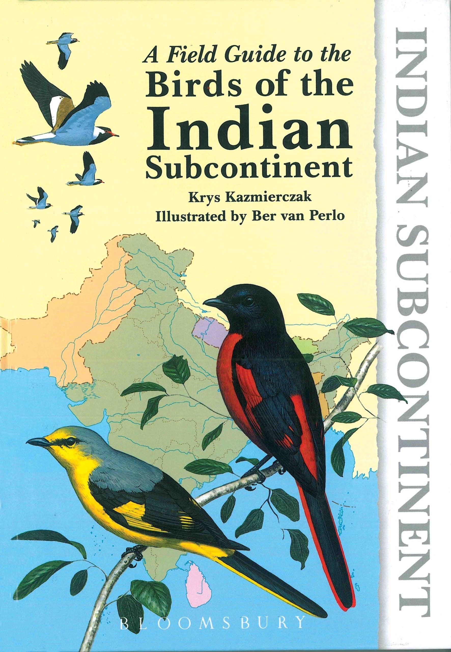 A Field Guide to the Birds of the Indian Subcontinent by Krys Kazmierczak - Om Books