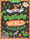Dreamland Publications Dinosaur World Activities - I Can Solve Activity Book for Kids Age 4- 8 Years | With Colouring Pages, Mazes, Dot-to-Dots