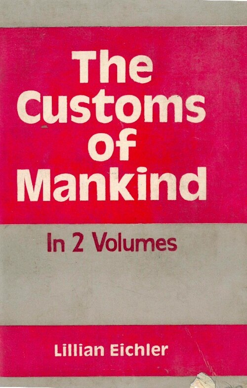 The Customs of Mankind 2 Vols. Set - Gyan Books