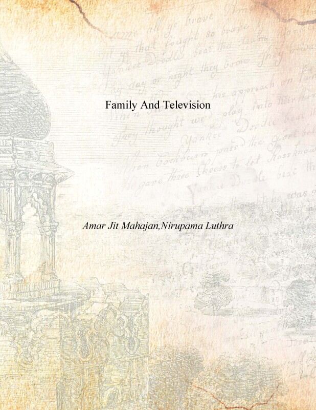 Family and Television - Gyan Books