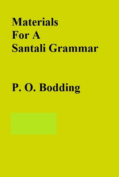 Materials For A Santali Grammar 2 Vols. Set - Gyan Books