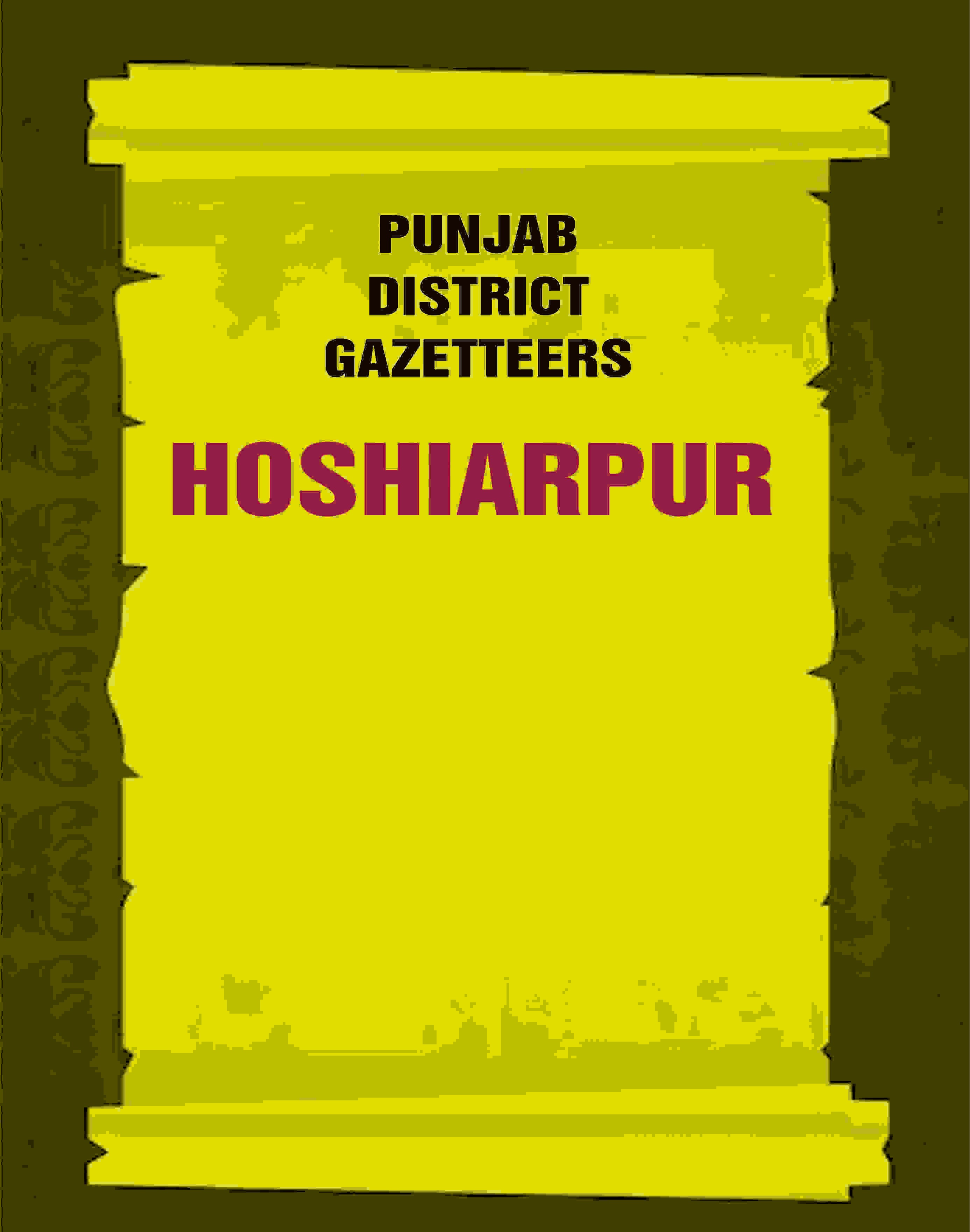 Punjab District Gazetteers: Hoshiarpur 12th - Gyan Books