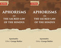 Aphorisms on the Sacred Law of the Hindus 2 Vols. Set - Gyan Books
