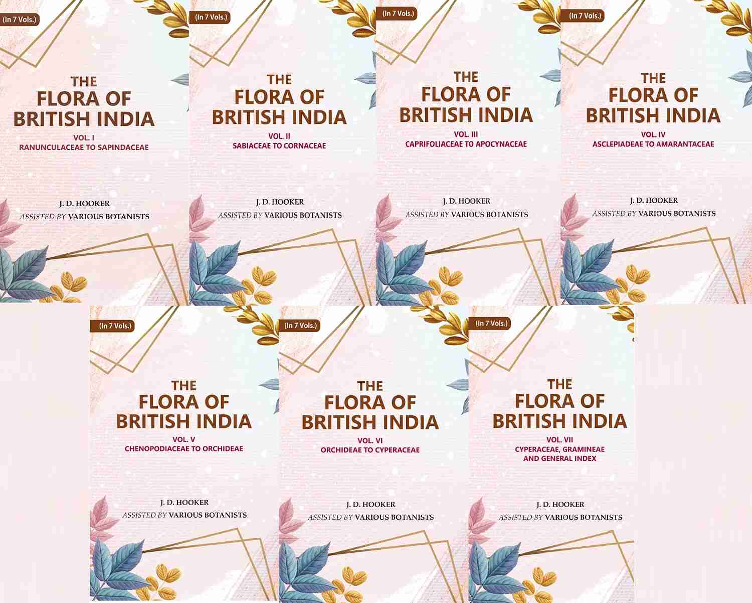 The Flora of British India 7 Vols. Set - Gyan Books
