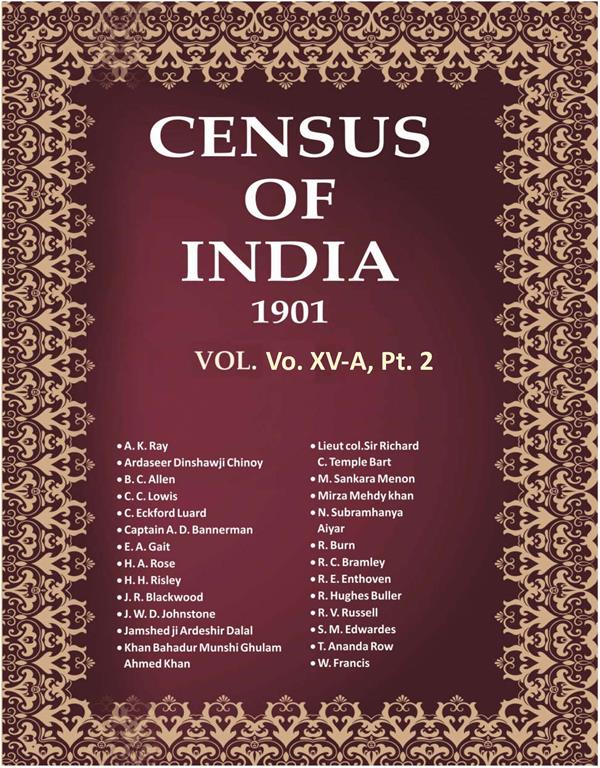 Census of India 1901: Madras - Imperial Tables Book 36 Vo. XV-A, Pt. 2 - Gyan Books