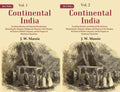 Continental India: Travelling Sketches And Historical Recollections, Illustrating The 2 Vols. Set - Gyan Books