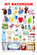 Dreamland Publications Educational Chart for Kids - My Bathroom