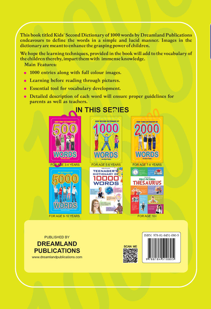 Dreamland Kids Dictionary 1000 Words