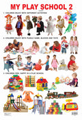 Dreamland Publications My Play School -2 : Children Early Learning Educational Laminated Chart