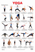 Dreamland Publications Educational Chart for Kids - Yoga Chart - 1