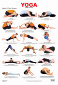 Dreamland Publications Educational Chart for Kids - Yoga Chart - 3