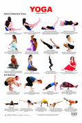 Dreamland Publications Educational Chart for Kids - Yoga Chart - 4