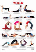 Dreamland Publications Educational Chart for Kids - Yoga Chart - 5