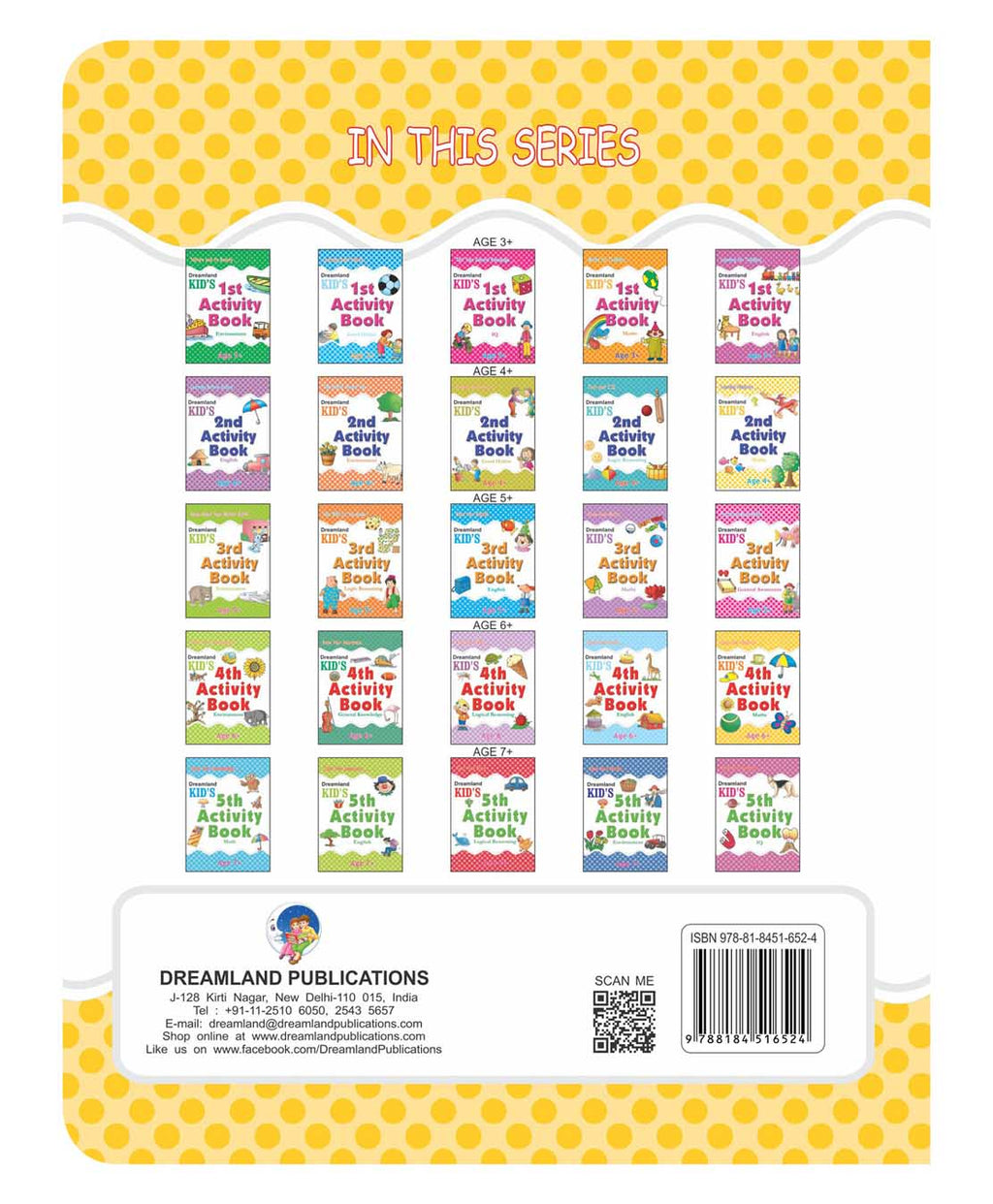 Dreamland Kid's 4th Activity Book - Maths
