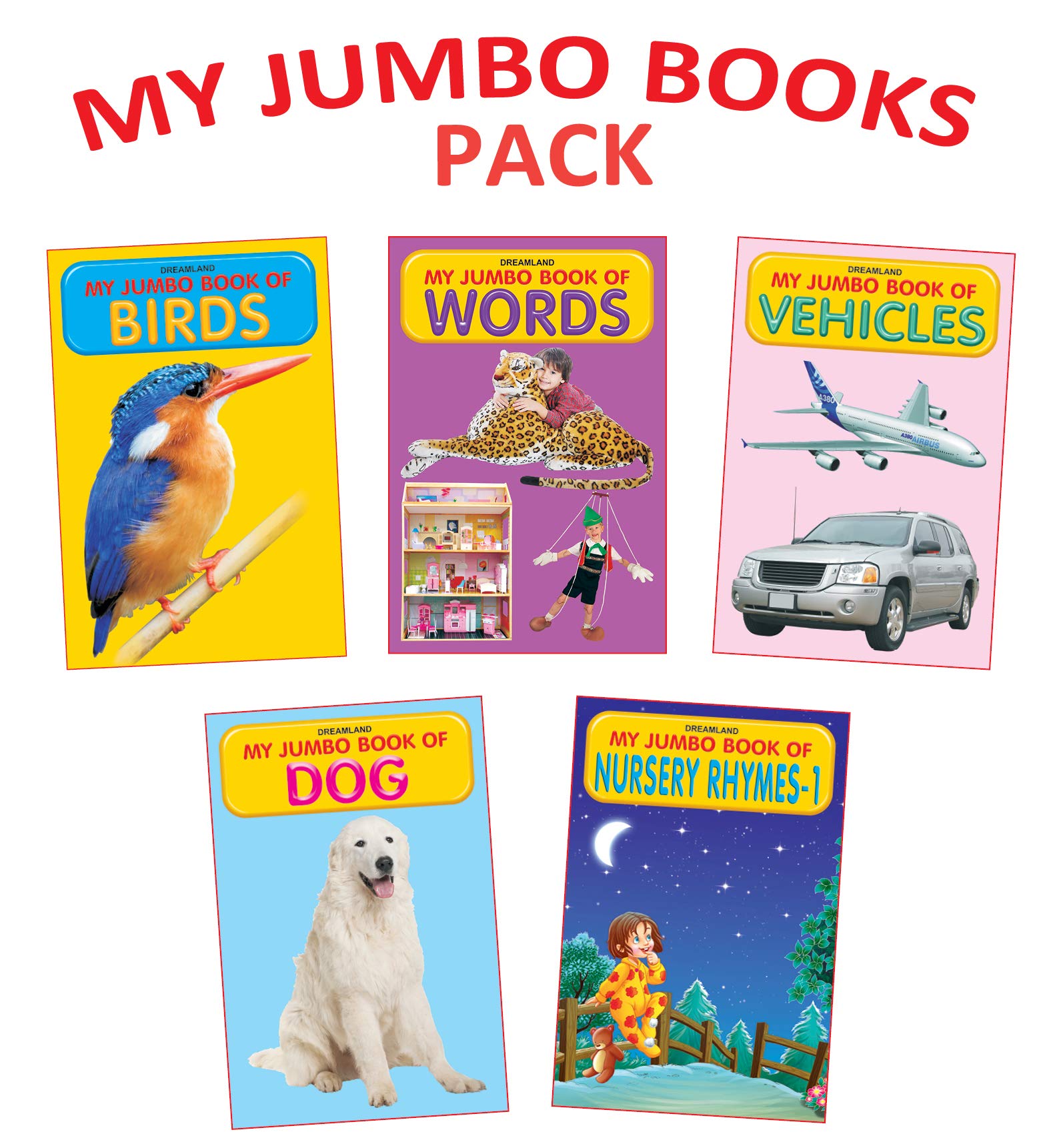 Dreamland My Jumbo Book - Pack (5 Titles)