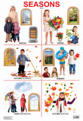 Dreamland Publications Educational Chart for Kids - Seasons Chart