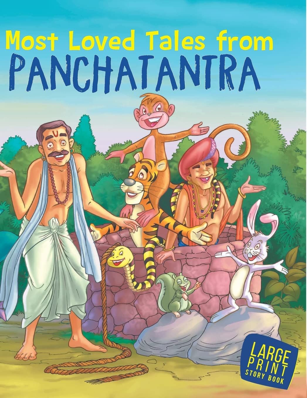 Most Loved Tales from Panchatantra : Large Print - Om Books