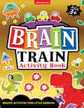 Dreamland Publications Brain Train Activity Book for Kids Age 3+ - With Colouring Pages, Mazes, Puzzles and Word searches Activities