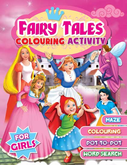 Dreamland Fairy Tales Colouring Activity- For Girls