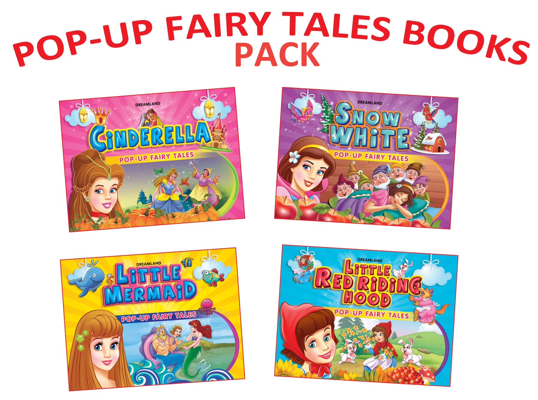 Dreamland Pop Up Fairy Tales Pack-1 (4 titles)