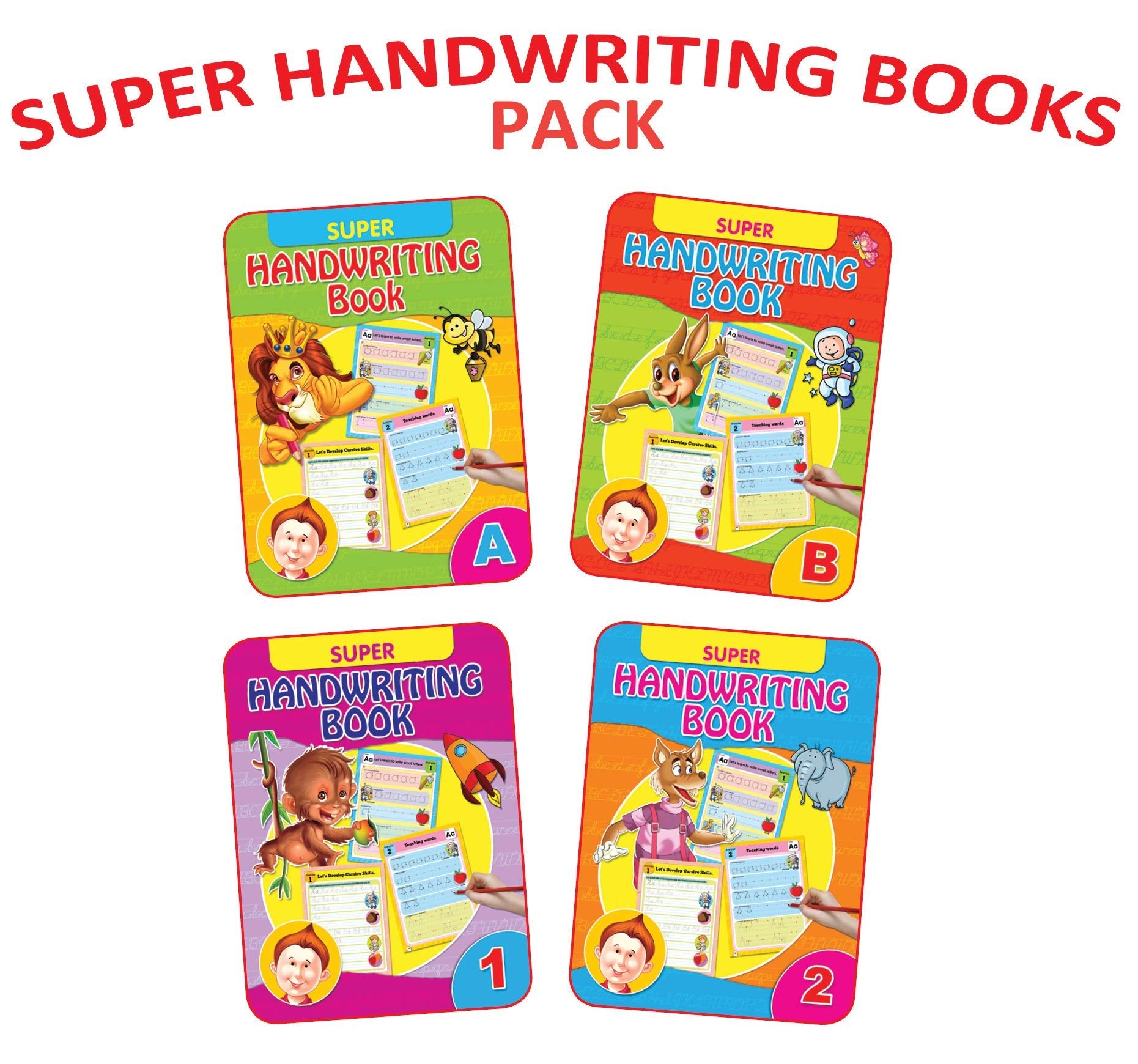 Dreamland Super Handwriting Books pack 1(4 Titles)