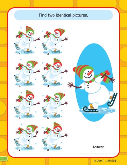 Dreamland Publications Brain Boosting - Find The Difference (Age 4+) : Children Interactive & Activity Book