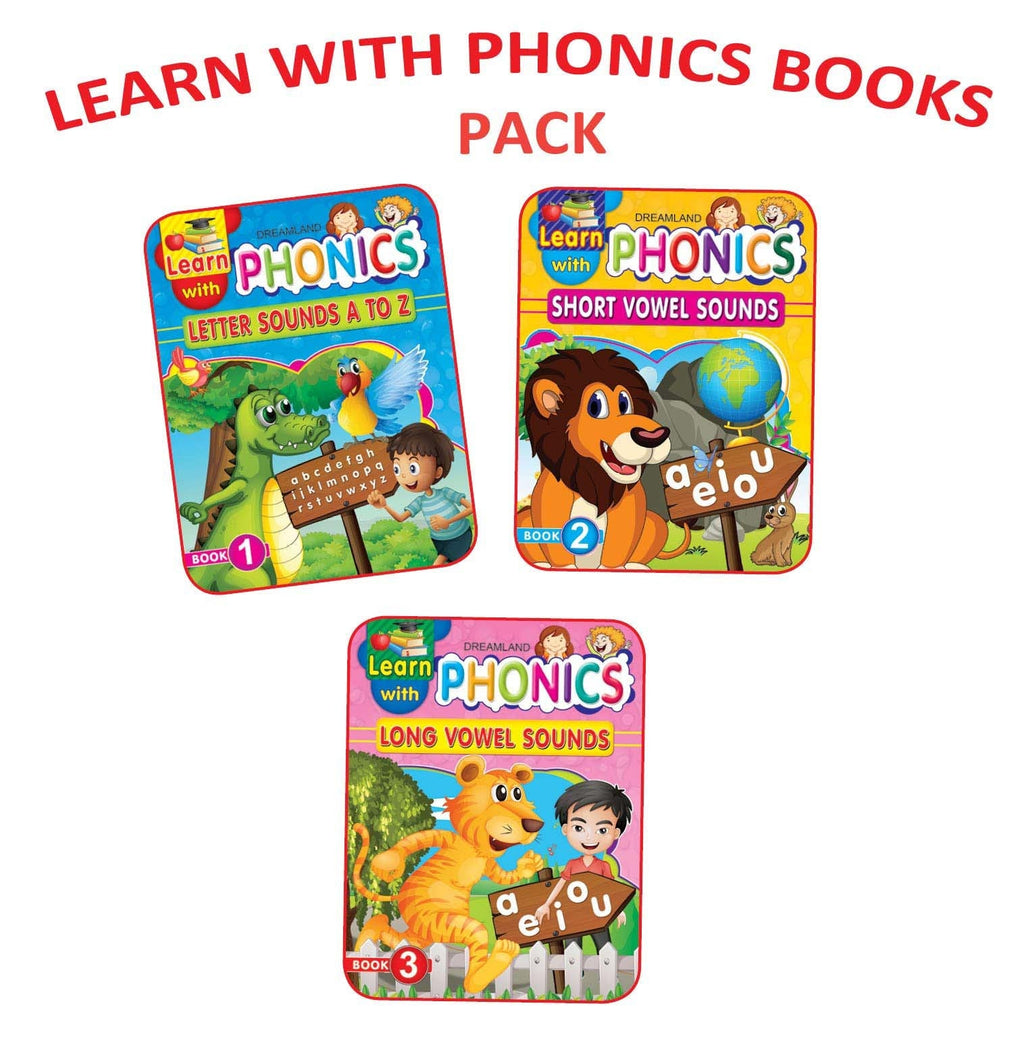 Dreamland Learn with Phonics pack -1 (3 Titles)
