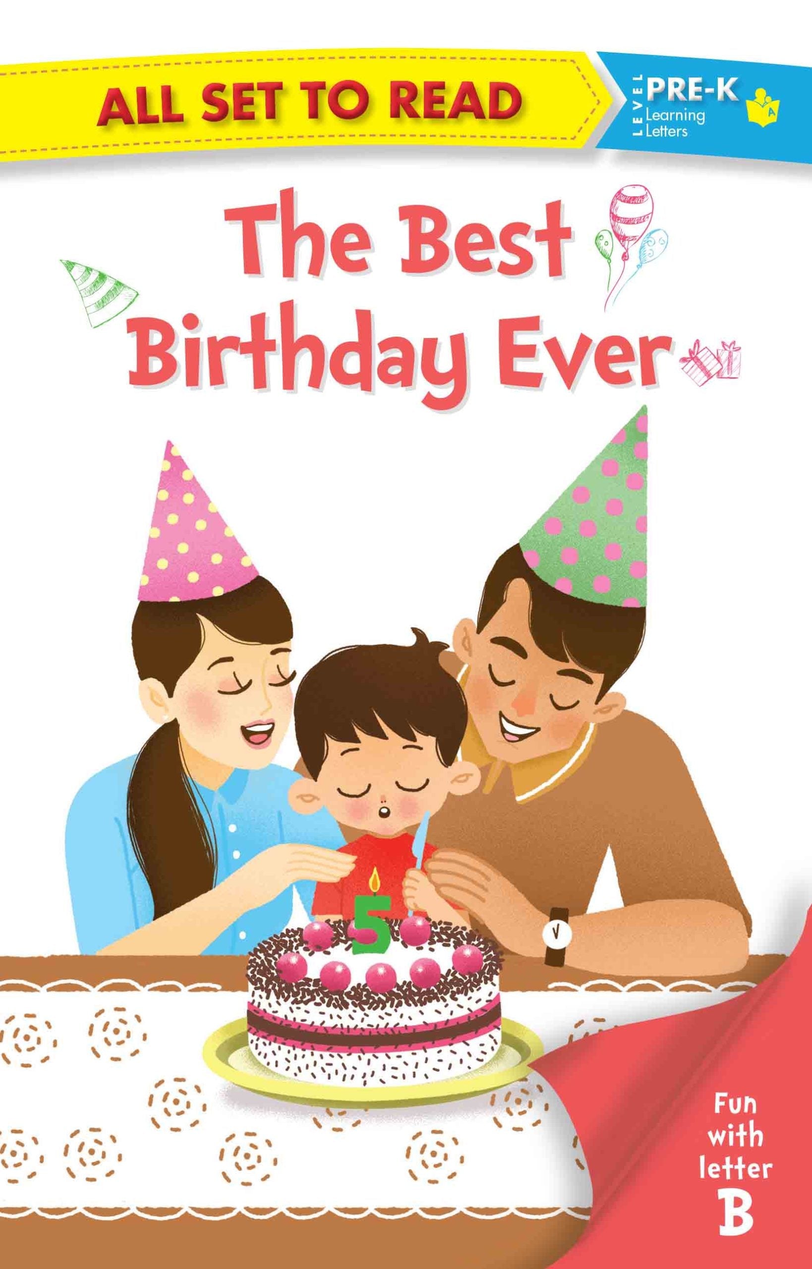 All set to Read fun with B The Best Birthday Ever - Om Books