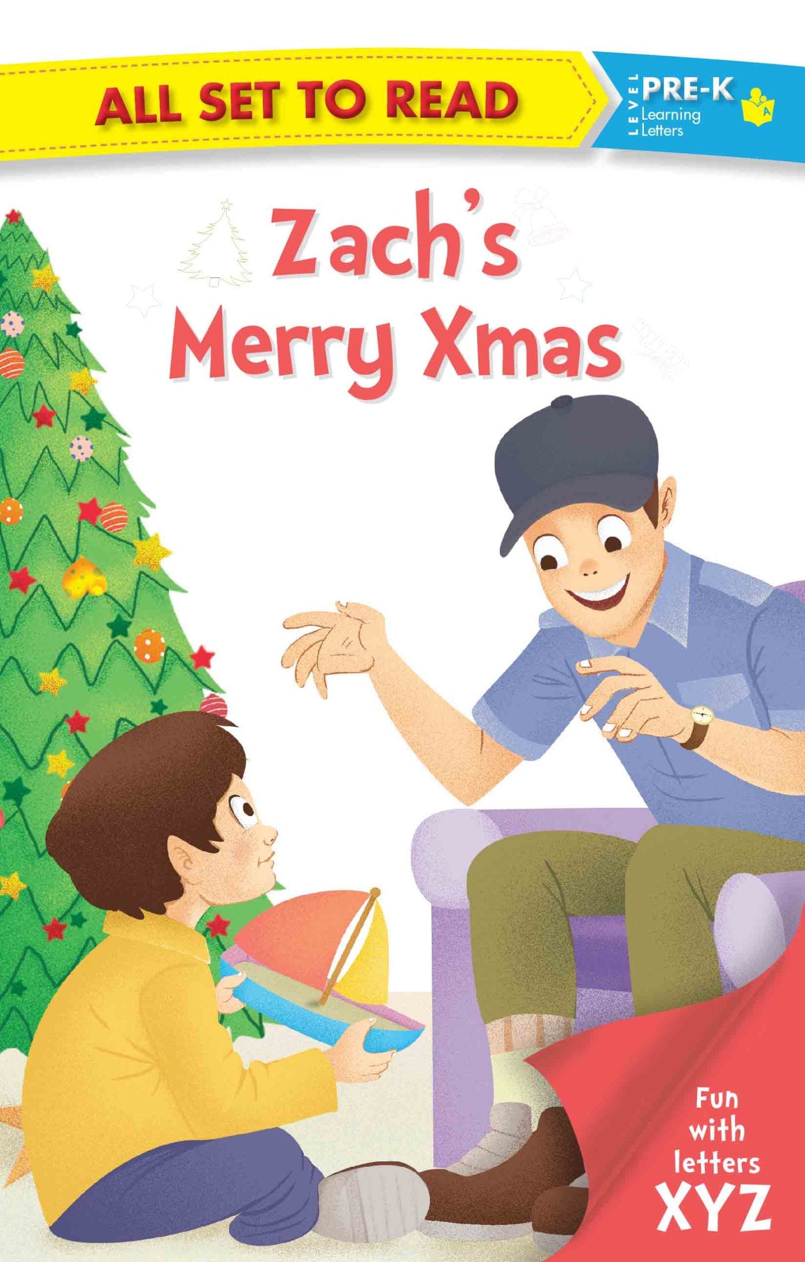 All set to Read fun with Letter XYZ Zachs Merry Xmas - Om Books