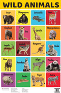 Wild Animals : Charts - Om Books
