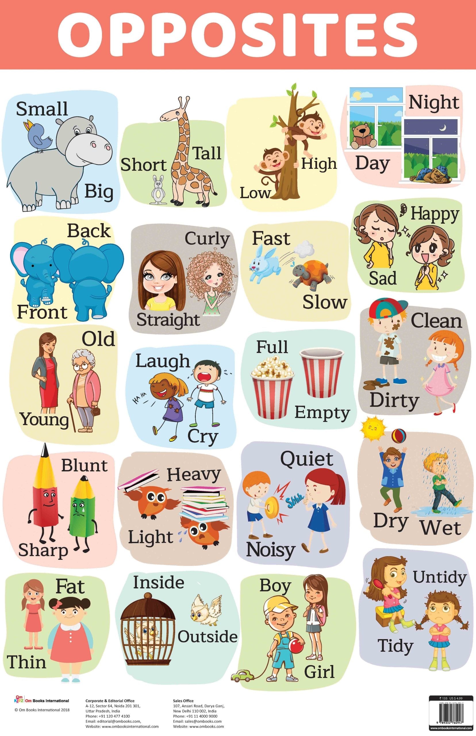 Opposites : Charts - Om Books