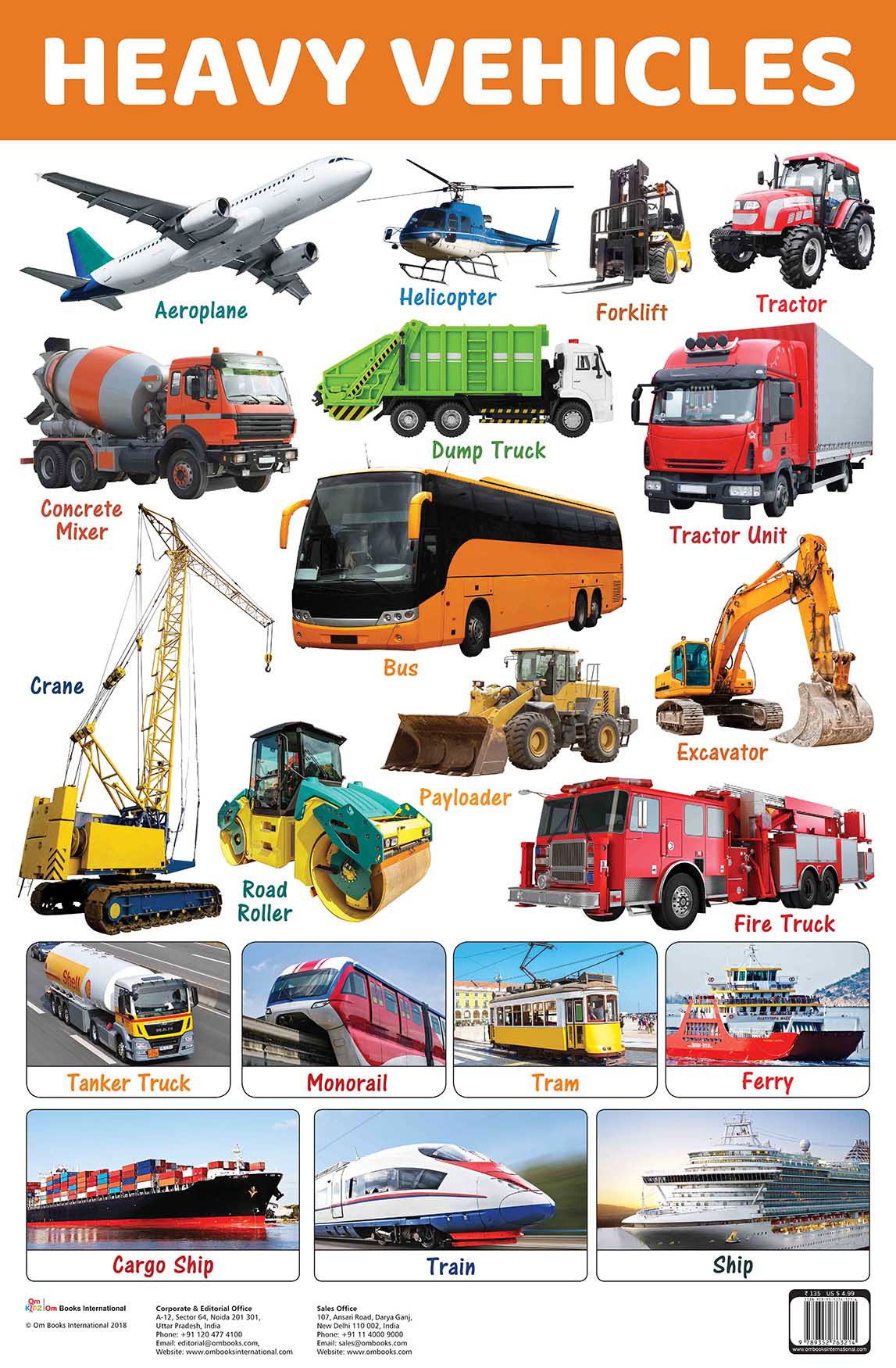 Heavy Vehicles : Charts - Om Books