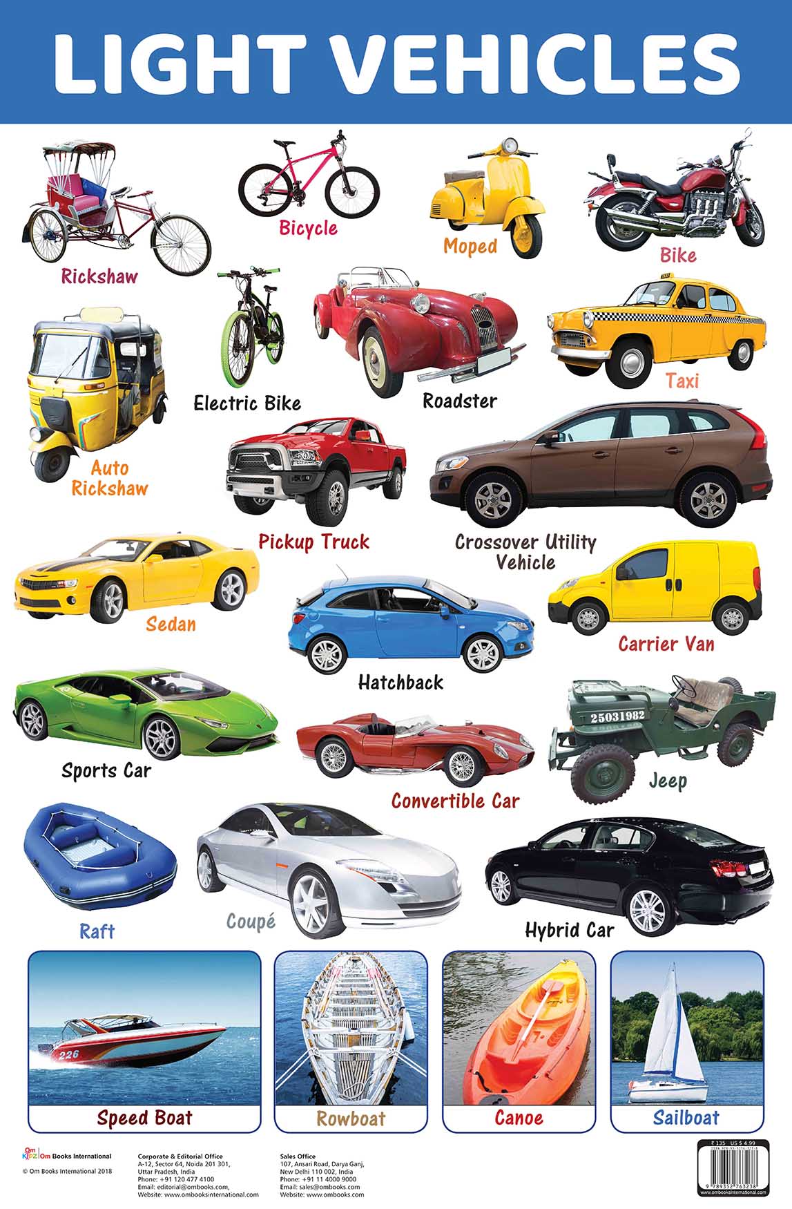 Light Vehicles : Charts - Om Books