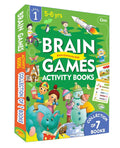 Activity Book : Brain Games Activity Book Level 1 (Set of 7 Books) - Om Books